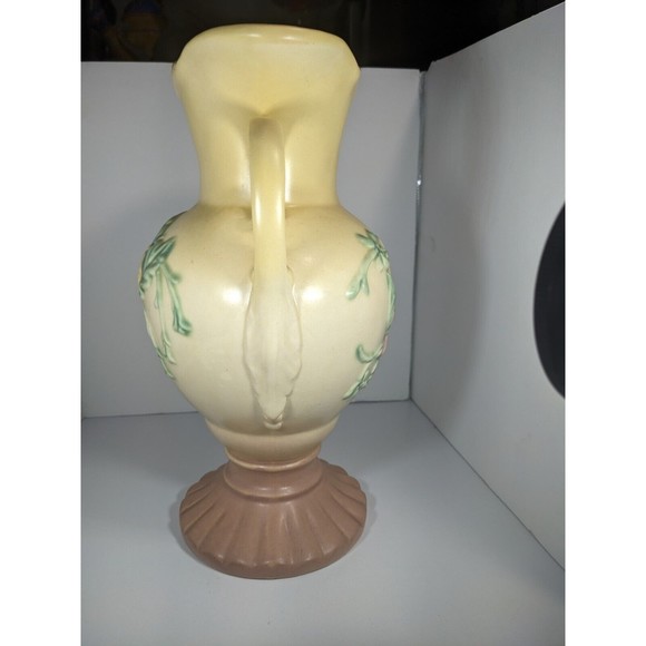 Vintage Hull Art USA Pottery Wildflower W-14 10 1/2" Vase Yellow Pink Green - Picture 4 of 15
